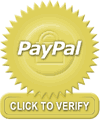 Official PayPal Seal -- We have a verified Premier/Business Account